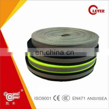 High Reflective Silver Nylon Ribbon For Safety Clothes