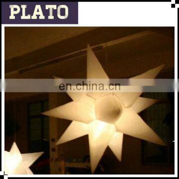 inflatable star decorative LED light for party event