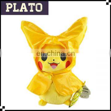 30cm pokemon Pikachu plush toy Pikachu with clothing toy