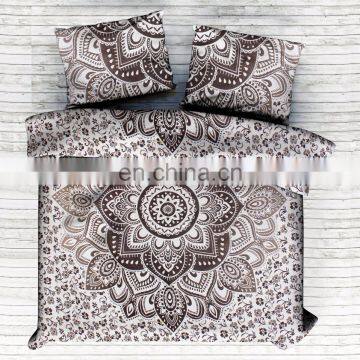 California Duvet Doona Quilt Cover Comforter Indian Ombre Mandala Hippie Bohemian King Set