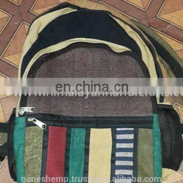 Rainbow Hemp Backpack HBB 0016