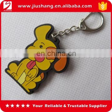 best selling pvc dog keychains for promotion