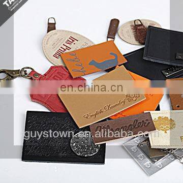 Custom Garment Woven Printed Leather Patch Label Hang Tag photo-5