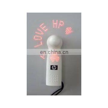 Light up LED hand fan/Luminous message mini fan/Programmable LED fan