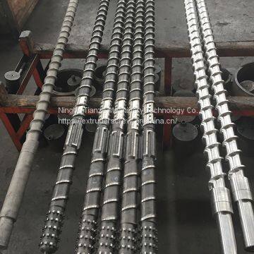 Screw barrel for plastic rubber production machine IMM Extrusion machine plastic pipe film