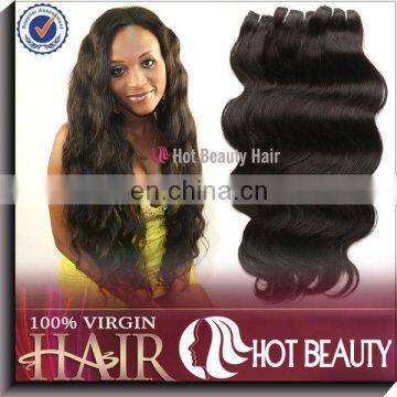 Guanzhou hot beauty virgin human hair packed by hair bags