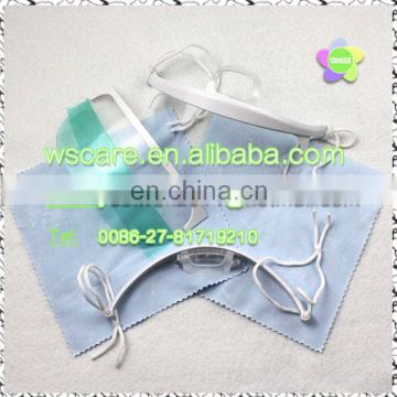 Anti- Splash Full face clear plastic and disposable dental and medical face shield mask with low price and high quality