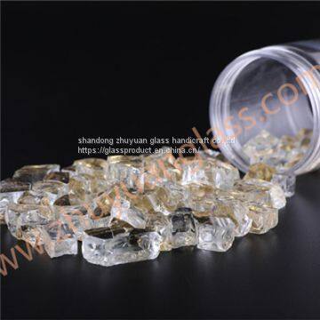 China Wholesale 1/2'' 1/4'' 24 K Golden Fire Pit Fireplace Tempered Glass photo-2