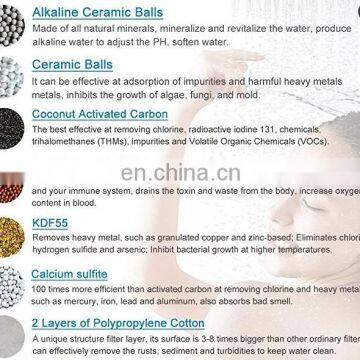 Good Effect Chlorine Removal Multi Stages Shower Water Filter photo-7