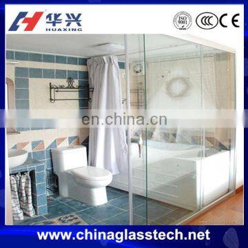 CE&CCC&ISO certificate durable tempered glass bathtub doors