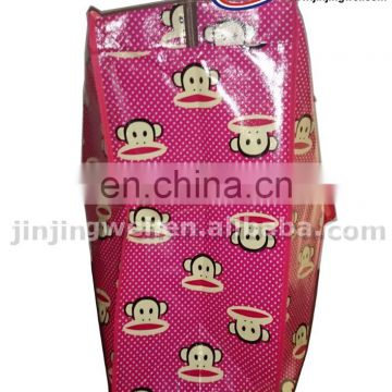 Printed PP Non Woven Shopping Bag Tote Bag with Zipper