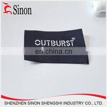 guangzhuo endfold cheap weave clothing private woven label