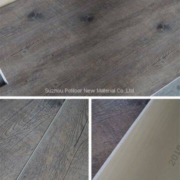 PVC flooring sheet tiles slotted click lock 3.2mm thickness 0.3mm wear layer