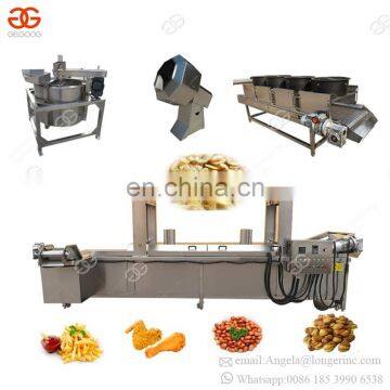 Automatic Fruit Sweet Potato Chips Slicing Frying Production Line Philippine Plaintain Banana Split Processing Machine For Sale