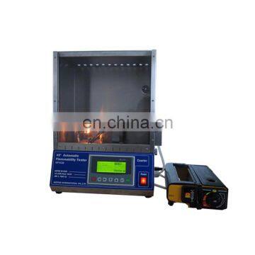 45 Degree Textile Fabric Flammability Testing Chamber