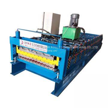 Double Layer Aluminium Roofing Sheet Roll Forming Making Machine