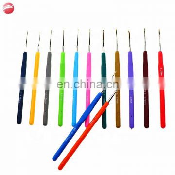 Hot sale ergonomic TPR handle crochet hook / crochet hook set