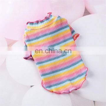 Spring Autumn Colorful Vest Small Cat Puppy Dog Fashions Pet Clothes photo-3