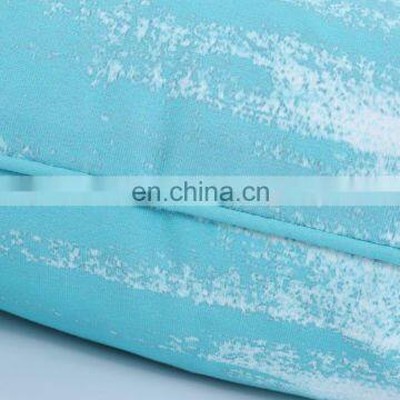 Spring Painted Stripe Turquoise Ombre Water Color Aqua Blue Dye Teal Decorative Pillow/cushion photo-3