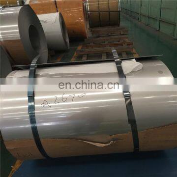 Aisi304 316l 321 Stainless Steel Coil/sheet SB Surface 0.5mm With PVC Film Price per kg
