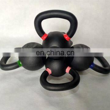 Wholesale Black Powder Coated Cross Fitness Kettlebells photo-6