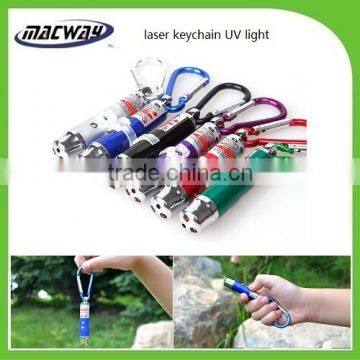 UV Keyring Torch laser Light Led Keychain Flashlight