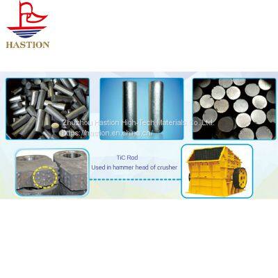 Tic Titanium Carbide Rod Carbide Rod For Jaw Plate Titanium Hammer Wearness photo-4