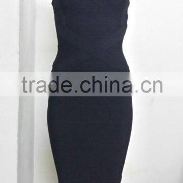 Summer Dress 2014 New Fashion Red Black White Beige Blue Sweetheart Strap Long Midi Ladies Evening Christmas New Year Party Band photo-4