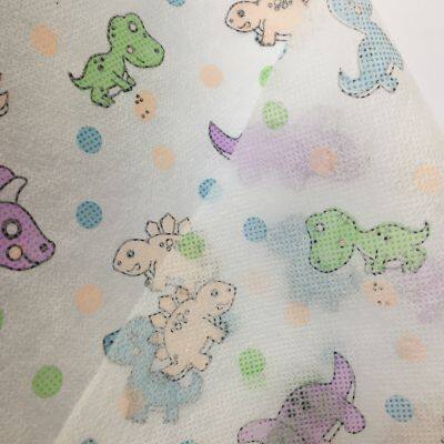 Children's Supply of Cartoon Printed Non-woven Fabric Customized Spunbonded Non-woven Fabric Printed Disposable Mask Prints photo-3