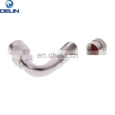 45 90 135 Degree Angle Brass Tyre Valve Schrader Valve Stem Extension Adapter photo-5