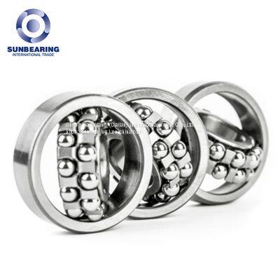 SUNBEARING Self Aligning Ball Bearing 2203 Silver 17*40*16mm Chrome Steel GCR15