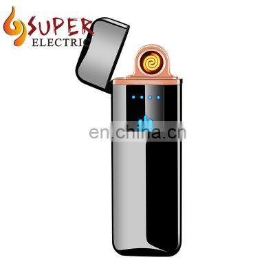 Colorful Heating Coil Touch Sensing Electronic USB Lighter photo-2