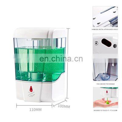 Automatic sanitizer  dispenser gel liquid sensor touchless soap dispenser wall mounted