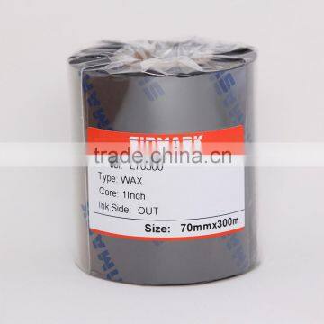 SINMARK L70300(70mmX300m) barcode ribbon WAX resin ribbon