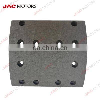 JAC genuine parts high quality BRAKE PAD for heavy duty trucks etc.