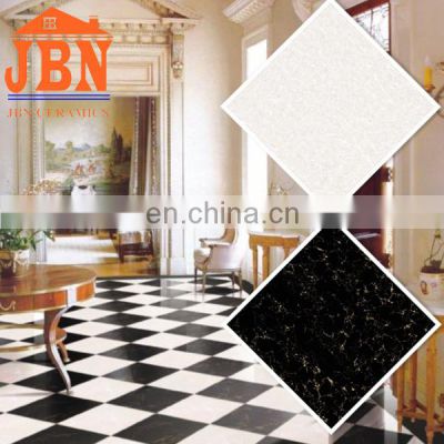 Foshan plati 600x600 ceramic floor tile golden line Beige Double loading  Polished Porcelain Floor tile J6P00