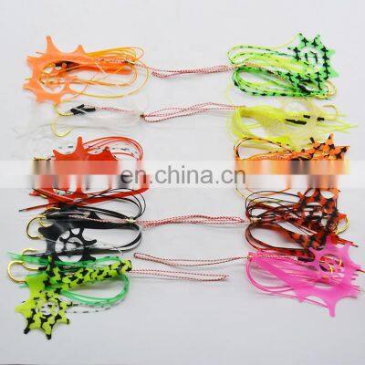 Silicone Skirts Fishing Spinnerbaits Buzzbaits Jig Lures Squid Rubber Skirt With Hook