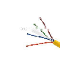 Factory Price Lan Cable Bare Copper 24AWG 4P UTP/FTP/SFTP Cat6 Network Patch Cord Cable photo-3