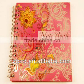 hard cover double spiral notebook