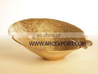 Round Black Bowl With Flower Art photo-3