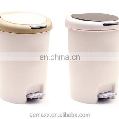 12L 20L 30L 45L Two Use Outdoor Finger Touch Open Function Plastic Pedal Trash Bin photo-2
