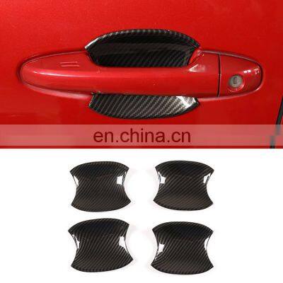 Suitable for 16-20 Toyota Tacoma Exterior Accessories Outer Door Bowl Handle ABS Carbon Fiber Pattern