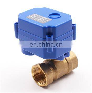 CWX-15 series stainless steel brass BSP NPT 12v 24v 110v 220v motorized flow control valve electric actuator ball valve