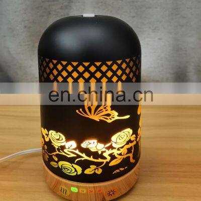 3D Moving Flame Atmosphere Lamp Ultrasonic Essential Oil Glass Aroma Diffuseurs Huiles Essentielles Magic Flame Humidifier photo-3