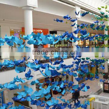 New design shopping mall butterfly atrium decoration