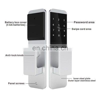 Suitable For Home/hotel/apartment Electronic Security Tt Lock Smart Digital Password Door Lock