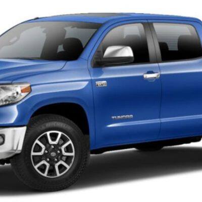 2007-17 Toyota Tundra Crew Max Cab 5” Oval Side Step Running Board Aluminium ESTRIBO photo-2