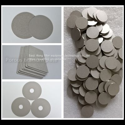 Sintered Porous Titanium Plate for PEM Electrolysis