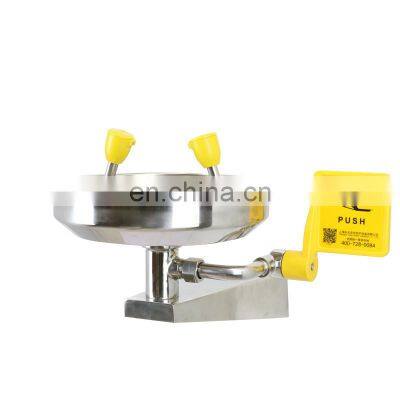 Elecpopular Eye washer stainless steel EPG11 wall mount eye wash station with abs nozzle