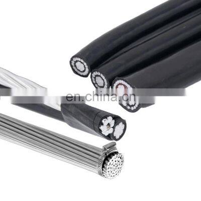 35mm Single Phase And Service Cable 2X16 mm2 AAC  Cable(Recline) 70 mm2 Bare Type Conductor Material Prices Per Meter